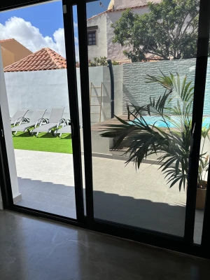 Beach Villa Corralejo pool views